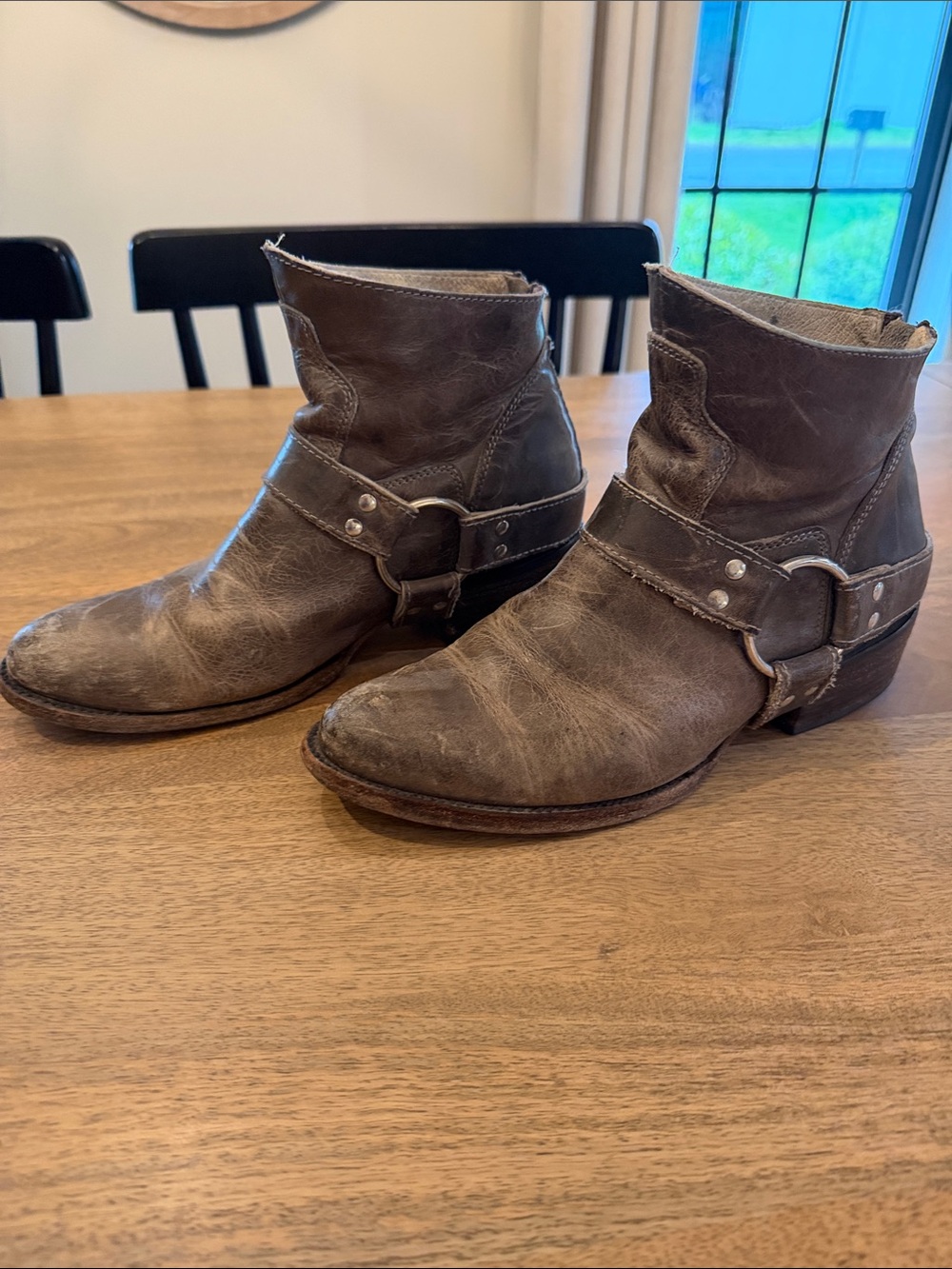 Freebird western gray booties.